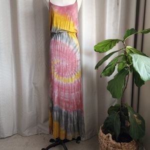 🚫SOLD🚫Tie Dye Summer Maxi Dress XXL
